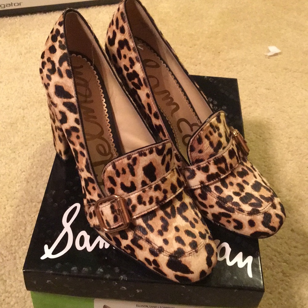 Leopard heels